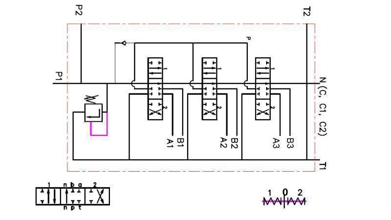 schemat okablowania 3xP120